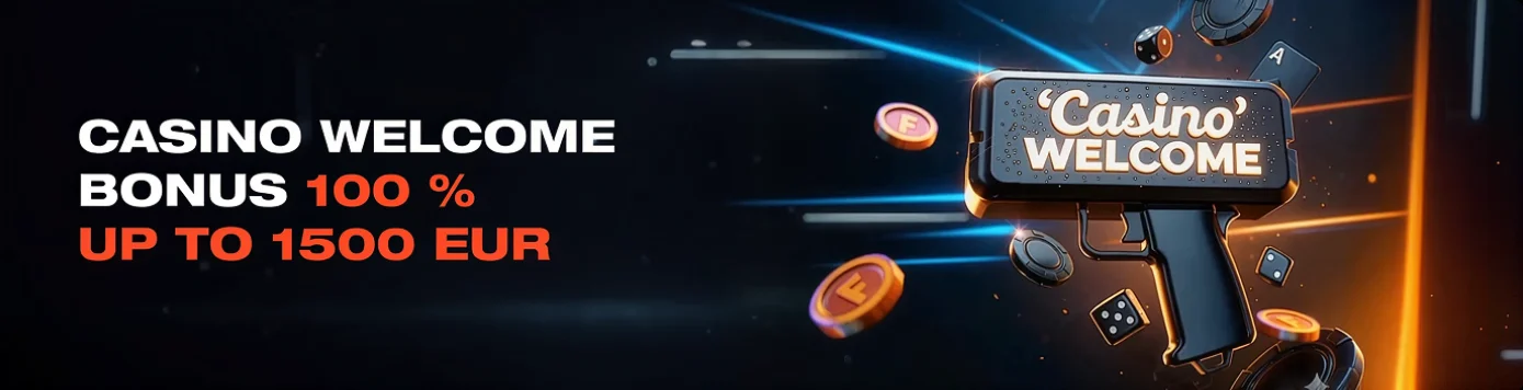 casino welcome bonus up to 1500 euro