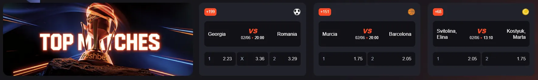 Sports Betting at Freshbet UK